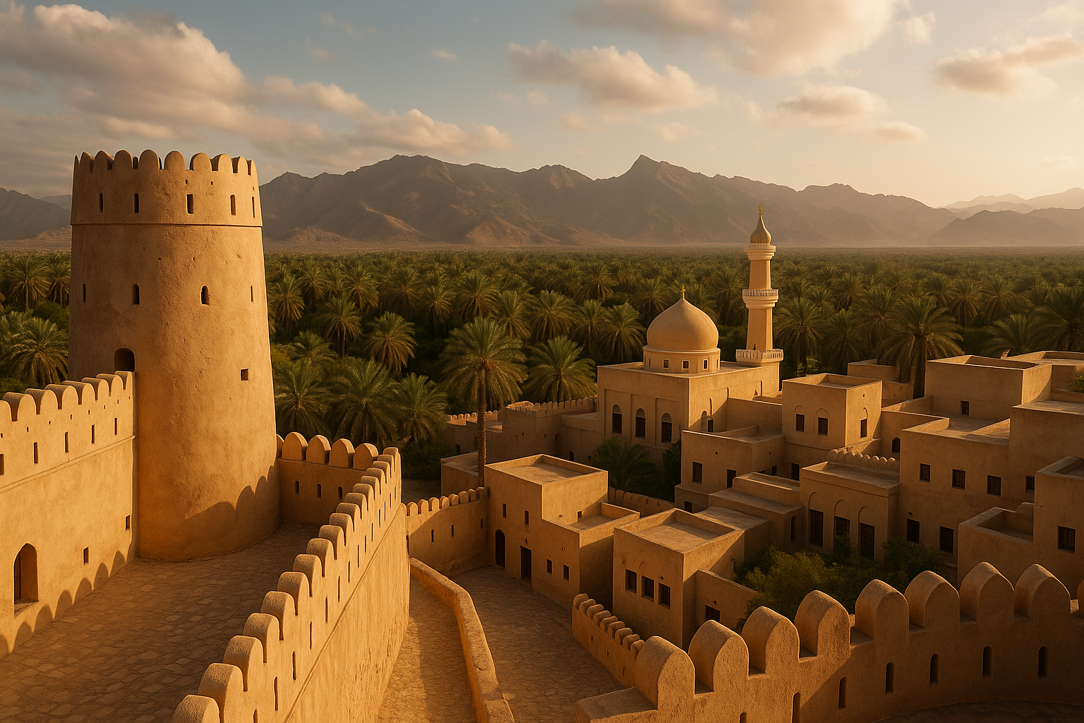 A landscape of Emiratos Árabes Unidos