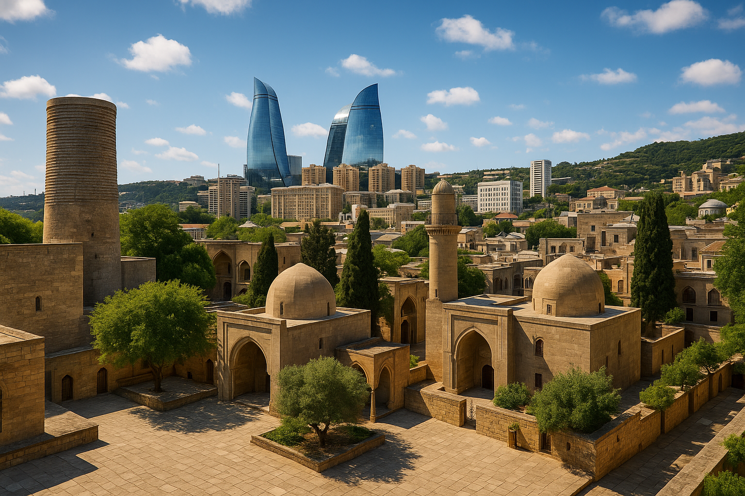 Landscape in Azerbaijan
