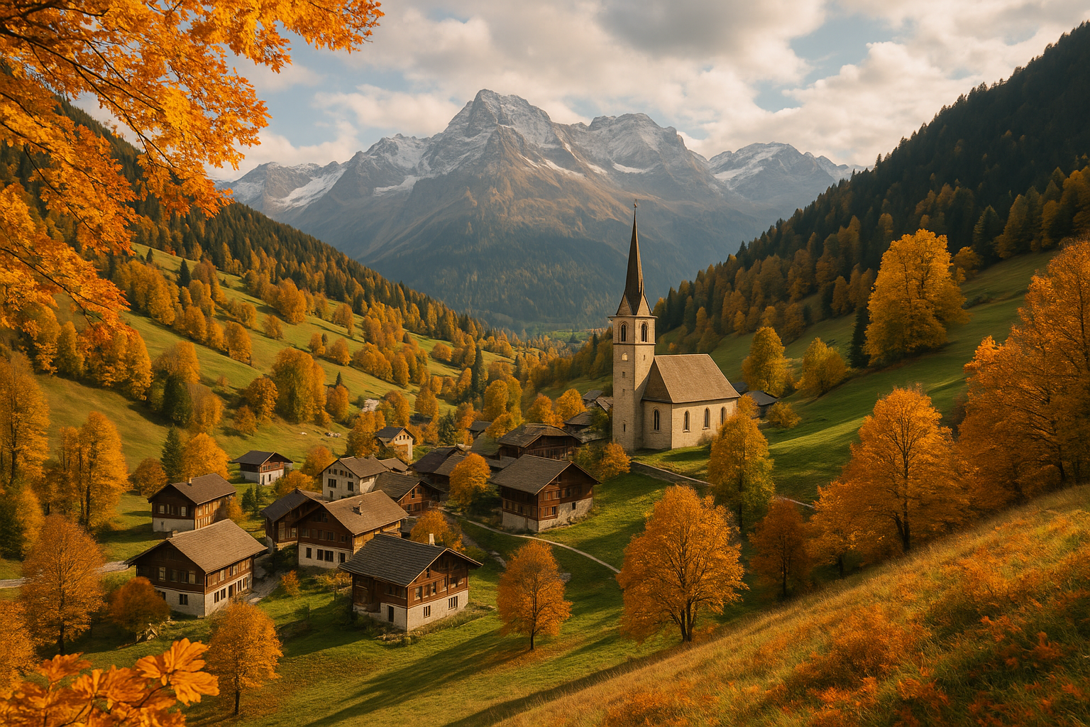 A landscape of Suiza