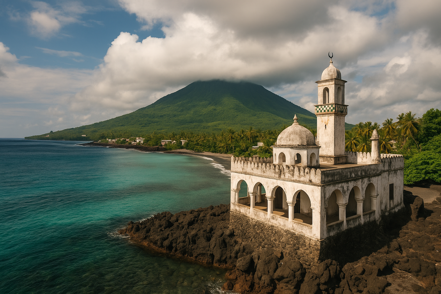 Landscape in Comoros