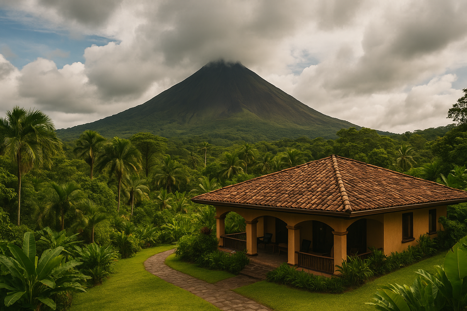 Paisaje en Costa Rica
