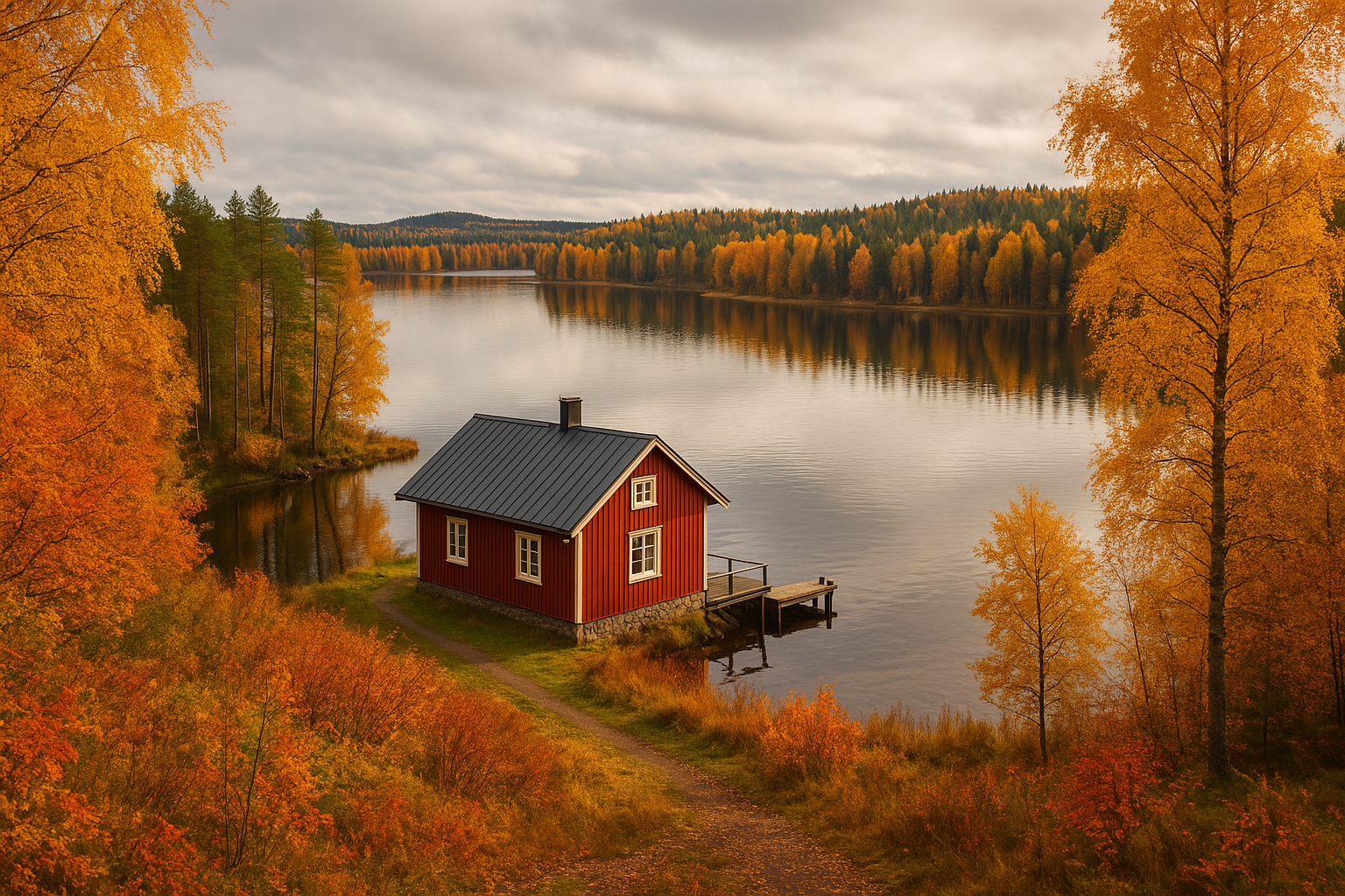 Paisaje en Finlandia