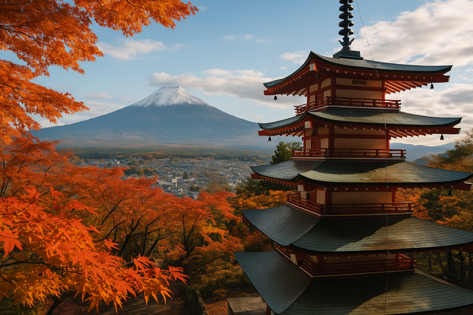 A landscape of Japón