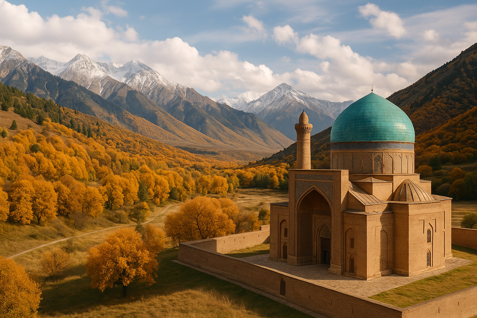 A landscape of Kazajistán
