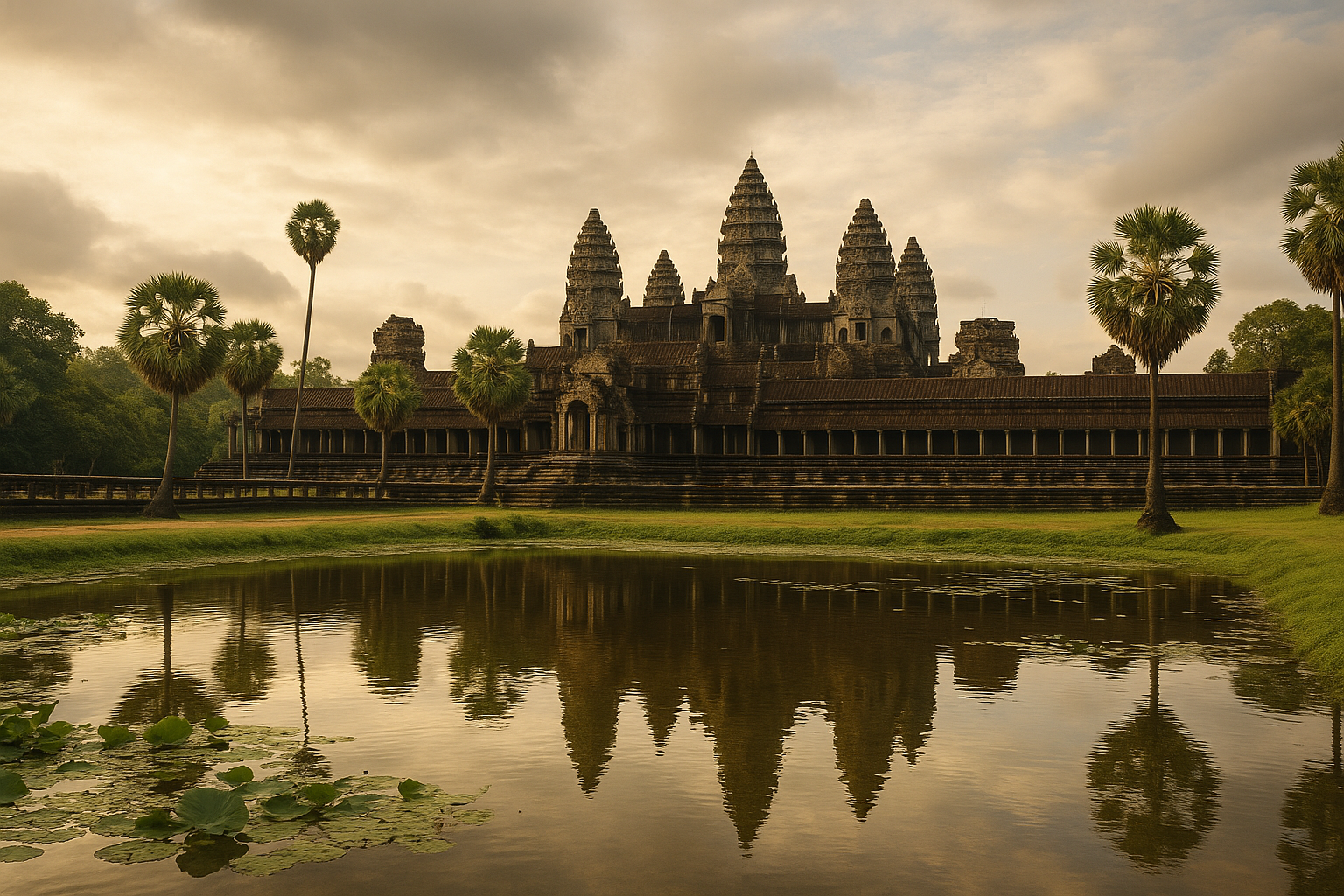 A landscape of Camboya