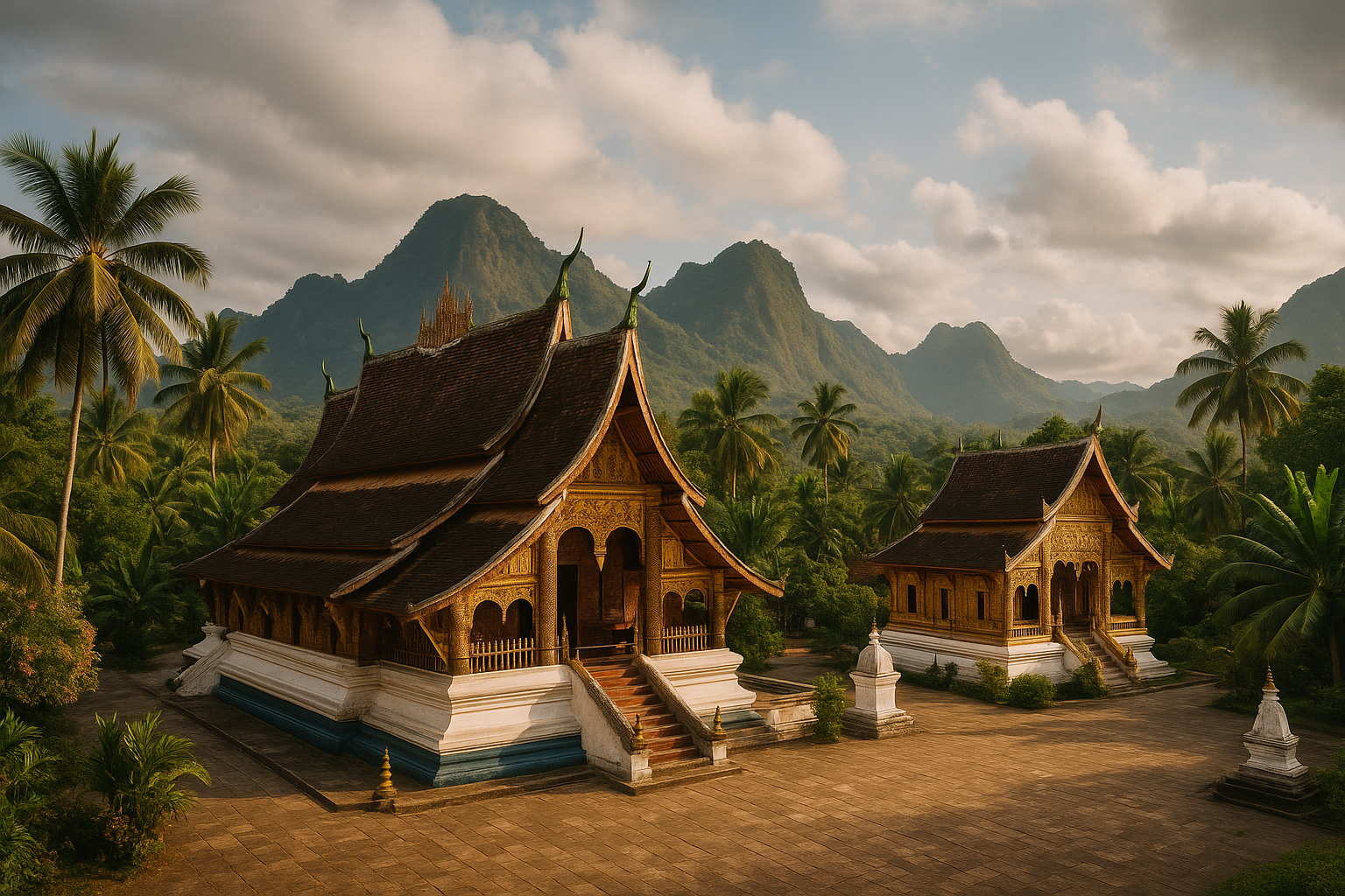 A landscape of Laos