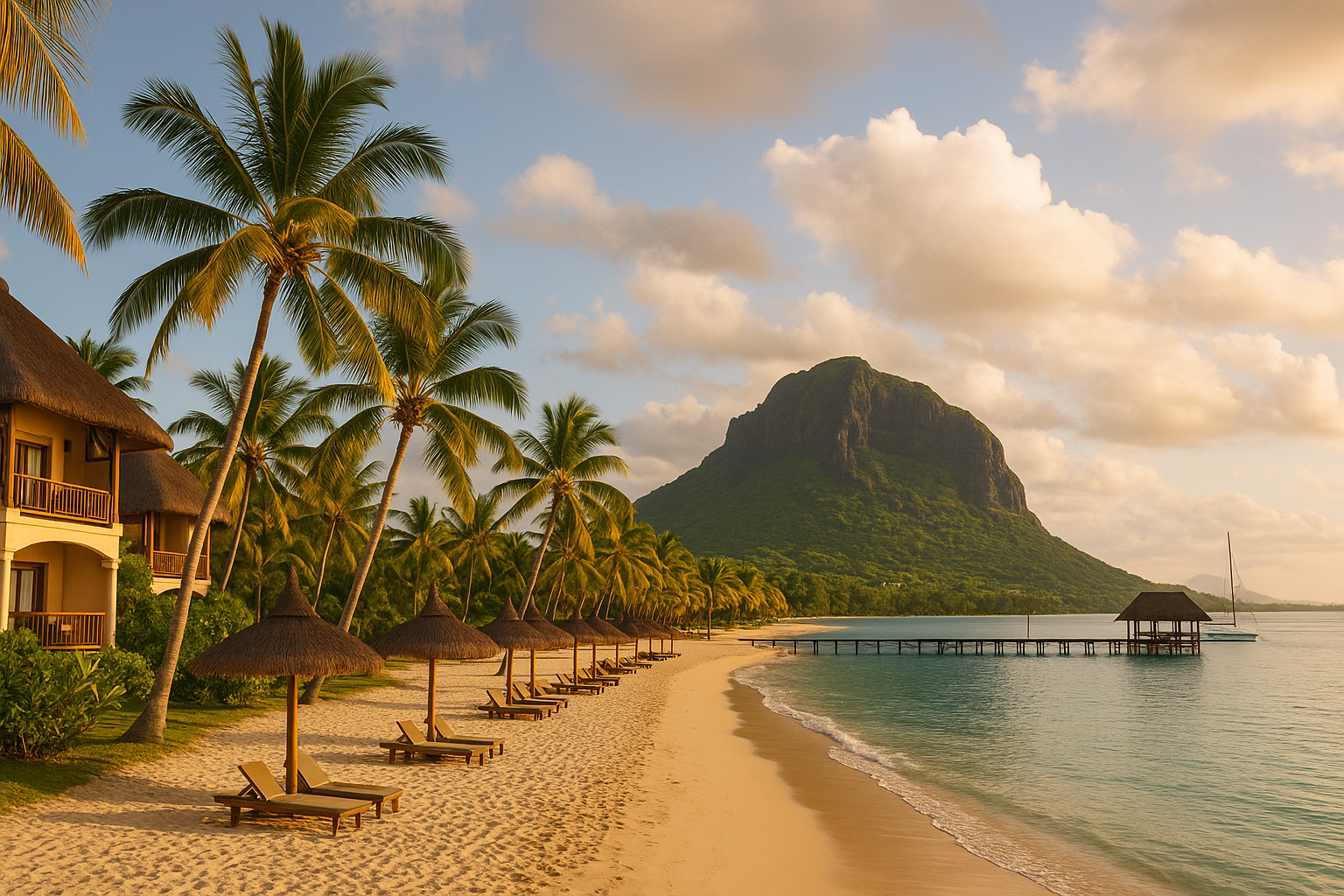 Landscape in Mauritius