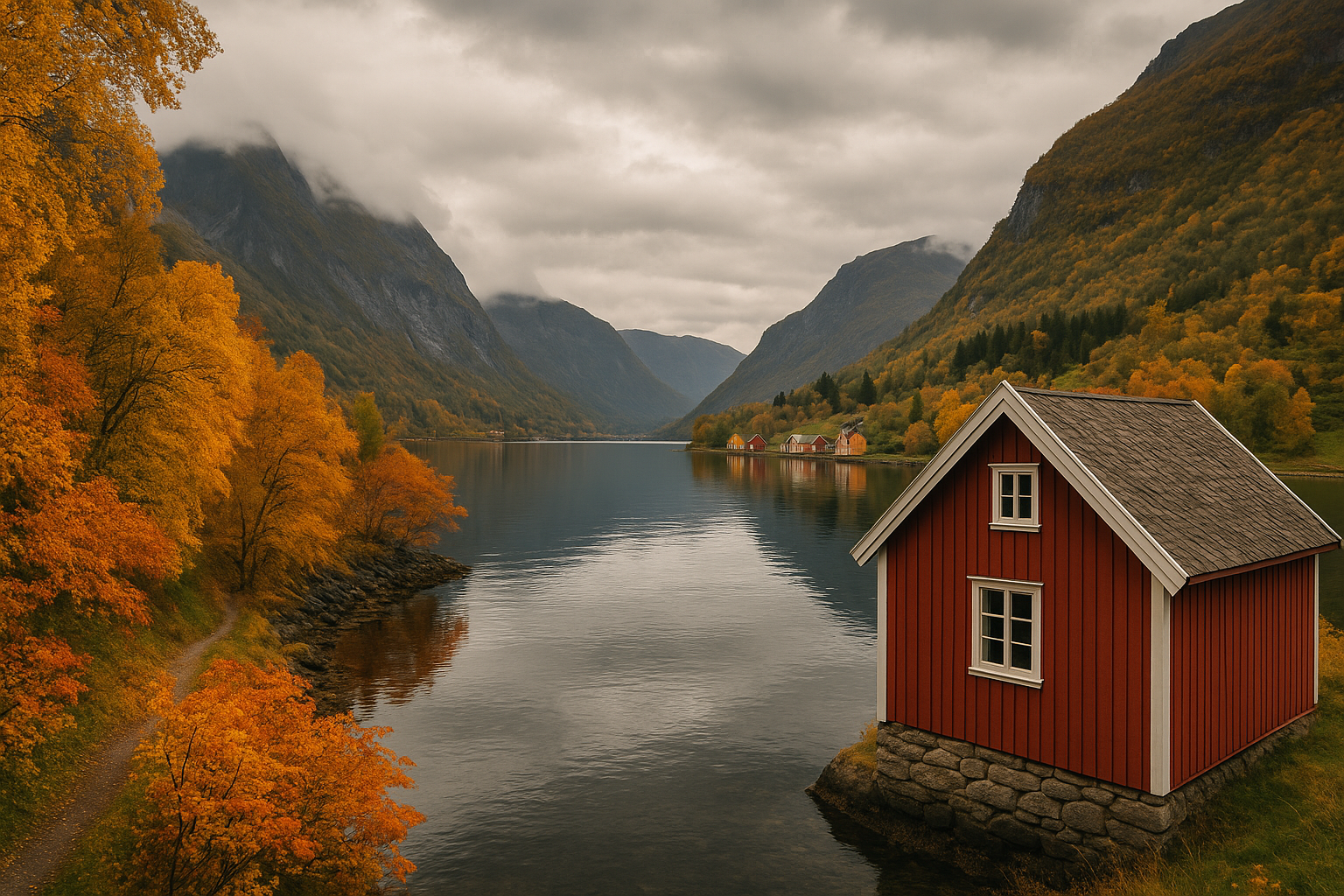 Paisaje en Noruega