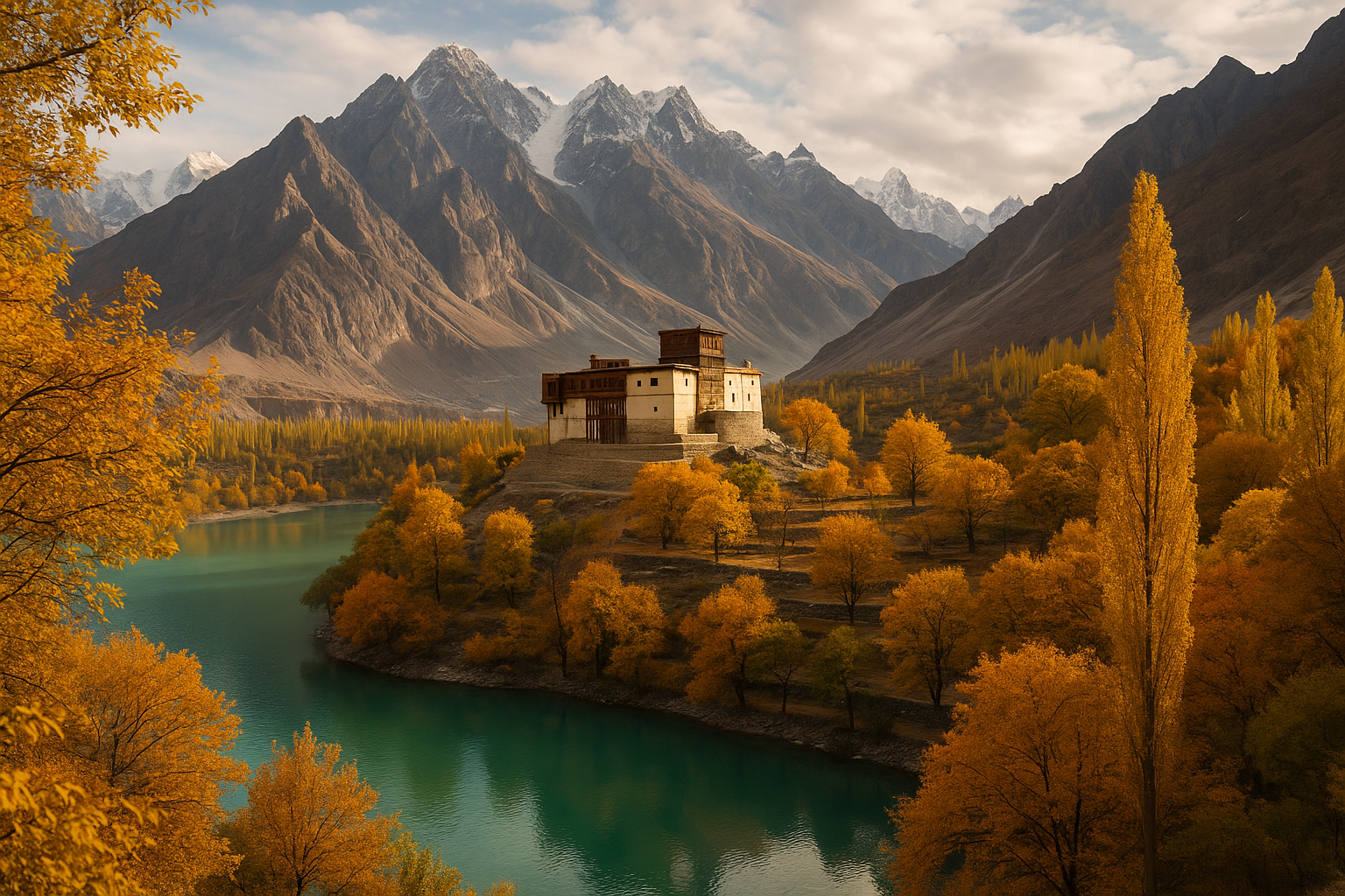 A landscape of Pakistán