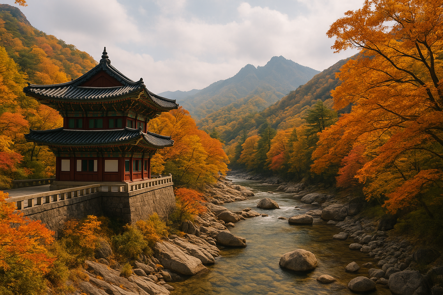 Landscape in North Korea