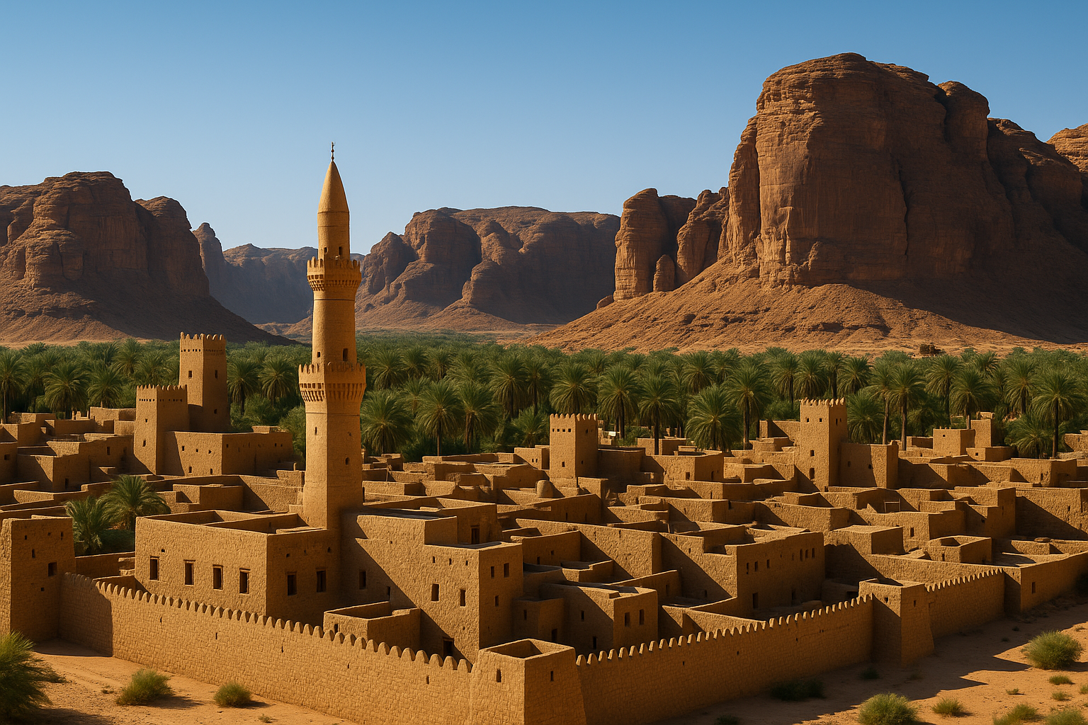 Landscape in Saudi Arabia