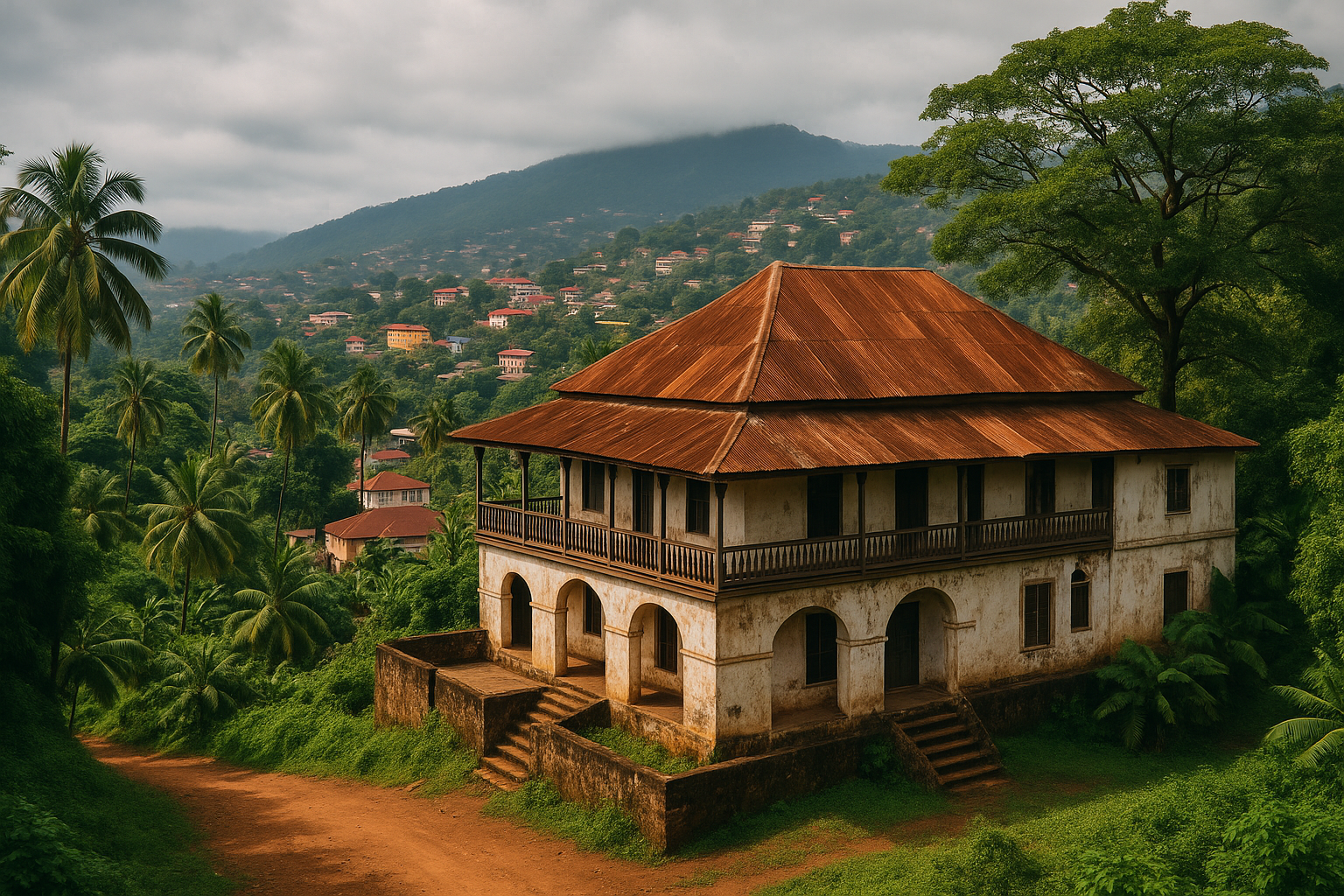 Landscape in Sierra Leone