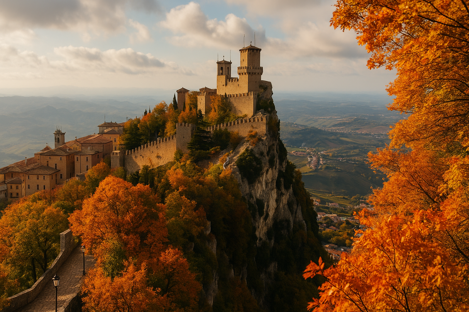 Paisaje en San Marino