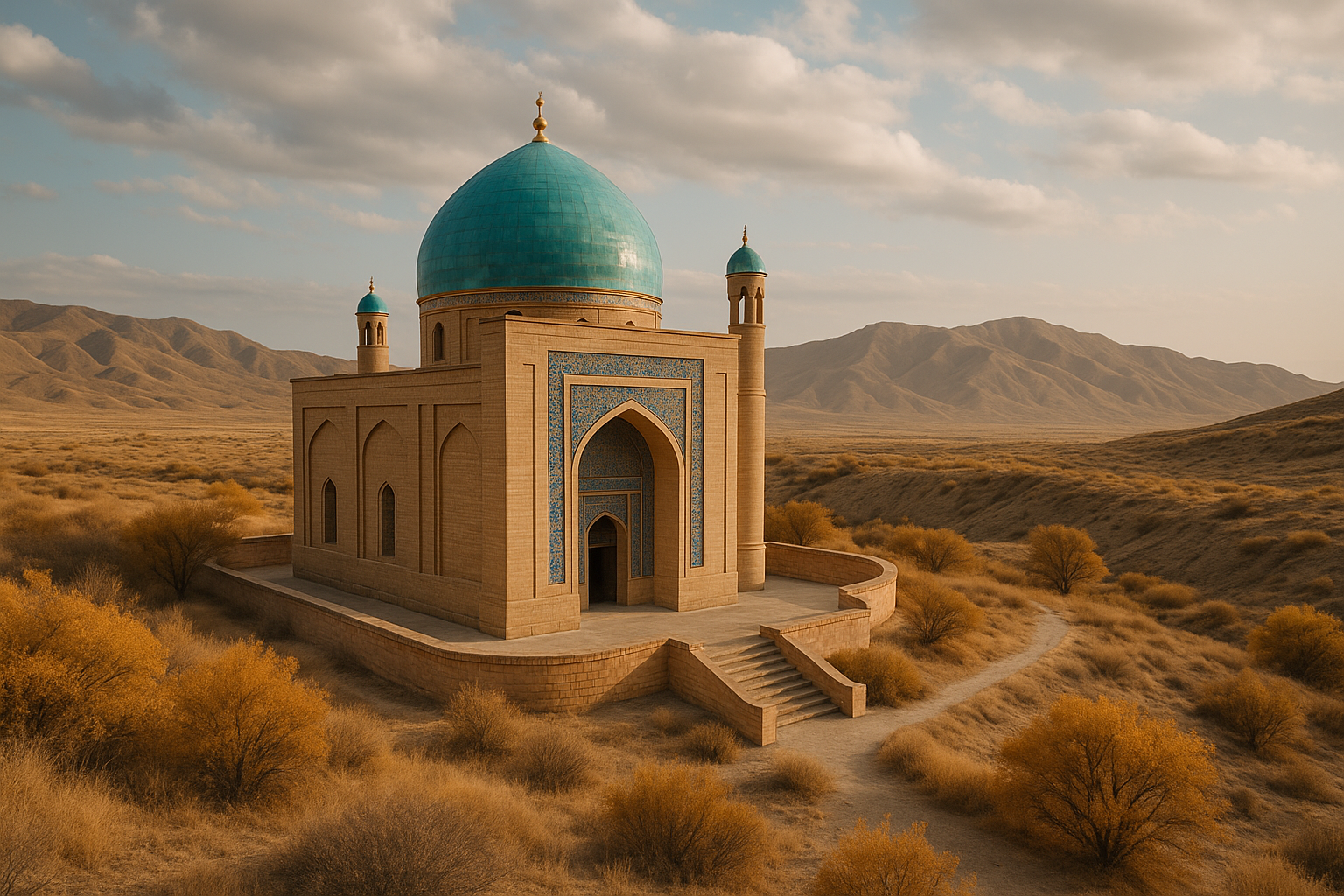 A landscape of Turkmenistán