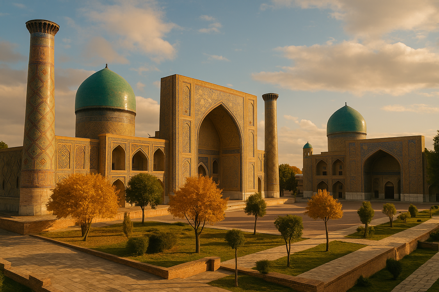 Paisaje en Uzbekistán