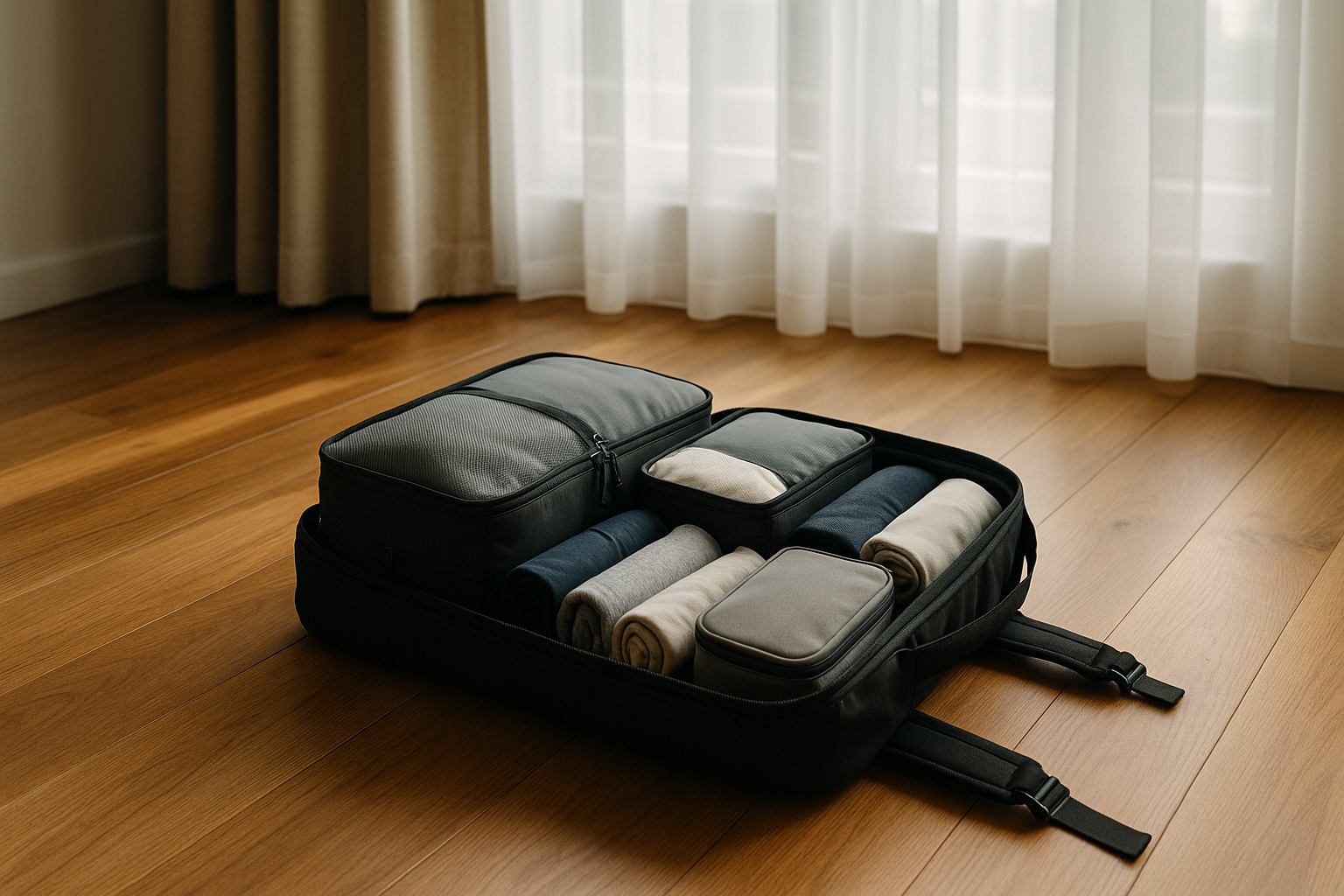 Packing light: carry-on only